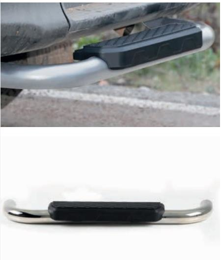 Nissan Navara 2010-2016 Pick-Up Uyumlu Yedek Parça Arka Basamak (Saturn Plus Chrome) AQM4WD PAK27