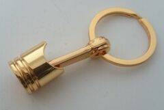 Sportif Piston Anahtarlık Altın Sarısı