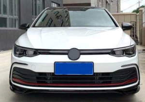 Volkswagen Golf 8 2021+ Uyumlu Yedek Parça Sis Kaşı - Piano Black
