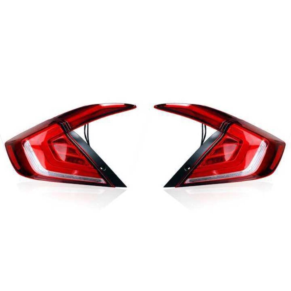 Honda Civic Fc5 Uyumlu Yedek Parça 2016-2021 Hareketli Led Stop Kırmızı