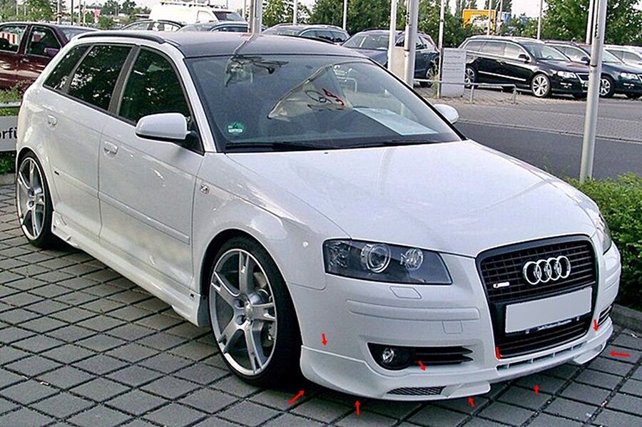 Audi A3 8P 2003-2008 Ön Tampon Eki