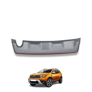 Dacia Duster Uyumlu Yedek Parça Arka Difüzör ABS Mat Gri 2018 - Sonrası