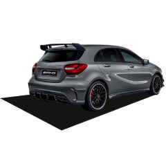 Mercedes W176 A Serisi Amg A45 2012 - 2018 Uyumlu Arka Tampon Kaşları (2 Parça) Plastik Boyasız