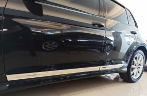 Volkswagen Golf 7 - 7.5 2013-2020 Uyumlu Yedek Parça Kapı Çıtası Nikelaj