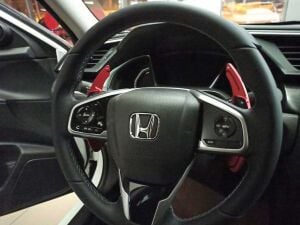 Honda Civic Fc5 Uyumlu Yedek Parça 2016+ Paddle Shift Kırmızı (F1 Vites Pedal Kulakçığı)
