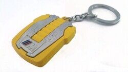 Bmw M Motor Kapağı Anahtarlık Sarı