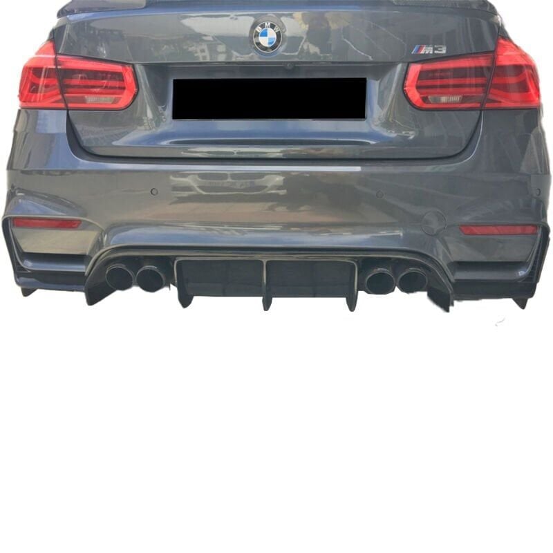 Bmw F30 Uyumlu Yedek Parça Vorsteiner M3 Tampon Uyumlu Difüzör Boyalı