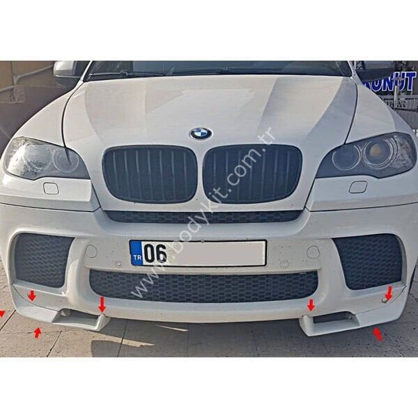 BMW X6 E71 Uyumlu Yedek Parça Tampon Alt Flapları
