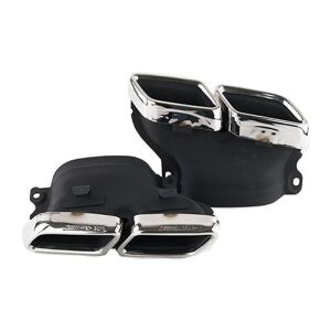 Mercedes W205 C63 Uyumlu Yedek Parça AMG Egzoz Ucu Seti Krom