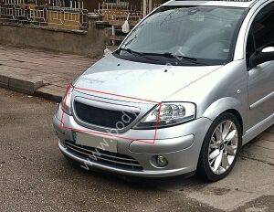 Citroen C3 Uyumlu Yedek Parça Logosuz Panjur