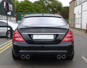 Mercedes W221 Uyumlu Yedek Parça AMG Spoiler Boyasız Plastik
