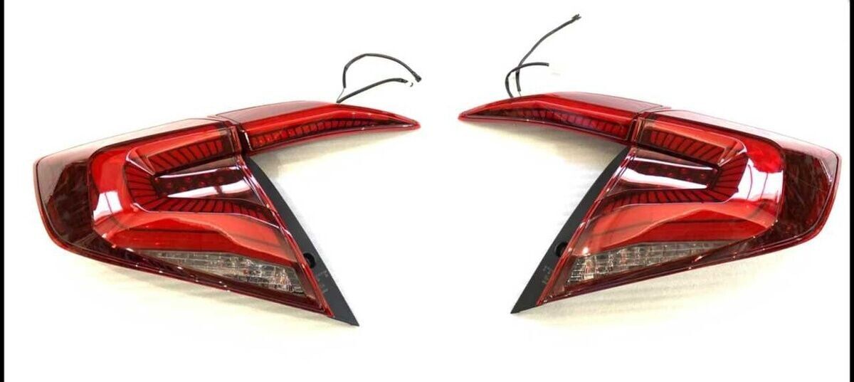 Honda Civic Fc5 Uyumlu Yedek Parça 2016-2021 Omurga Led Stop Transparan