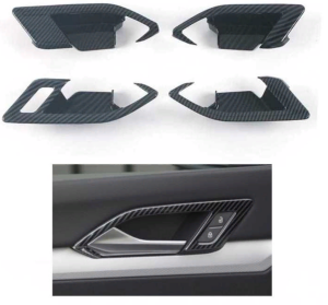 Volkswagen Golf 8 Uyumlu Yedek Parça İç Kapı Açma Kolu Kaplama - Karbon