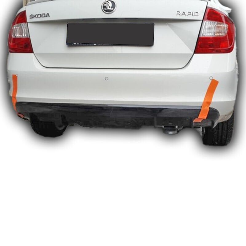 Skoda Rapid 2014 Uyumlu Yedek Parça Arka Difüzör Boyasız