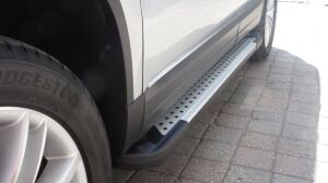 Volkswagen Tiguan Uyumlu Yedek Parça İnce Stil Alüminyum Yan Basamak