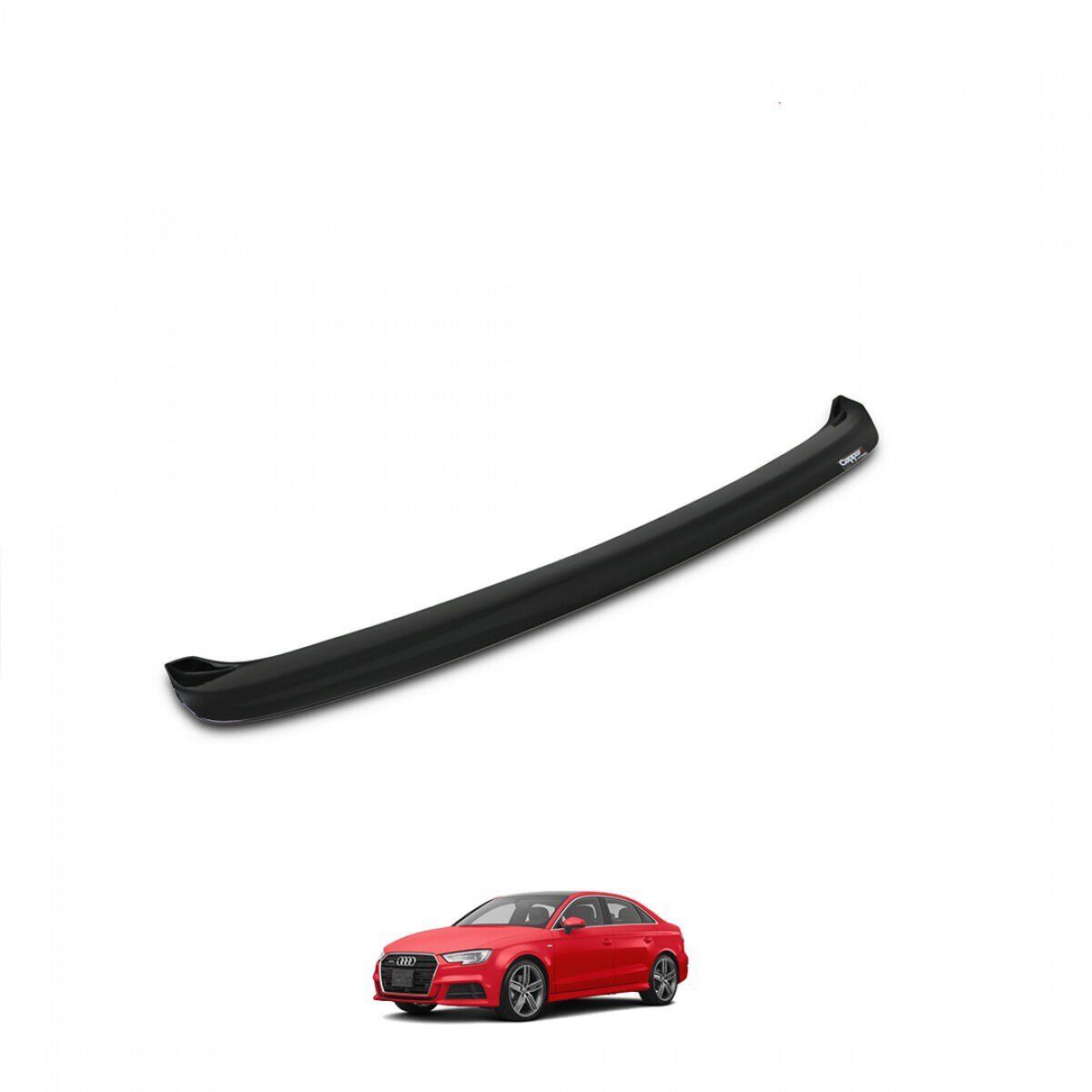 Audi A3 Uyumlu Yedek Parça Arka Tampon Eşiği Parlak Siyah 2007-2020