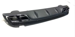 W205 C Serisi İçin Silver Difüzör & Egzoz Seti (Normal Sedan) Silver Egzoz İle