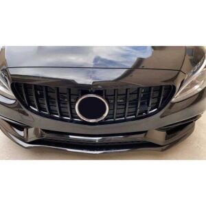 Mercedes W205 2015-2018 Uyumlu Yedek Parça GTR Panjur Siyah