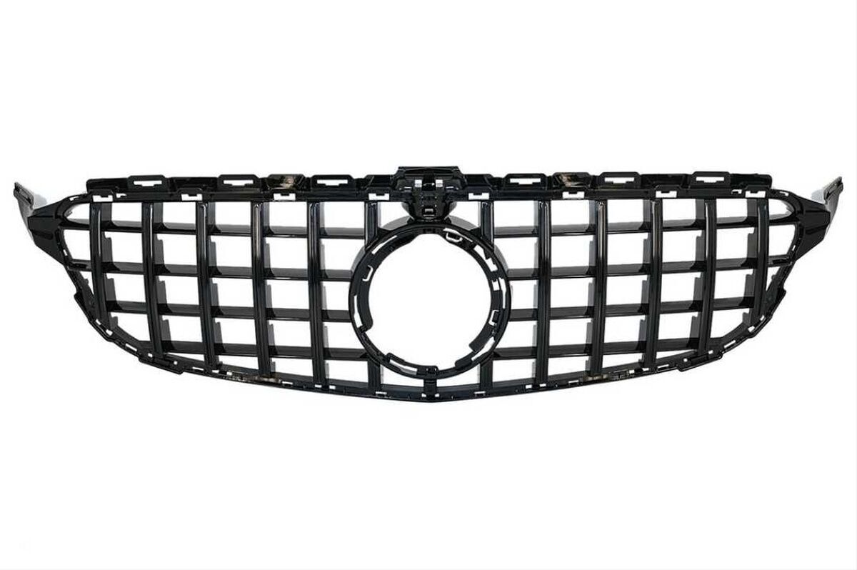 Mercedes W205 2019+ Uyumlu Yedek Parça GTR Panjur Siyah