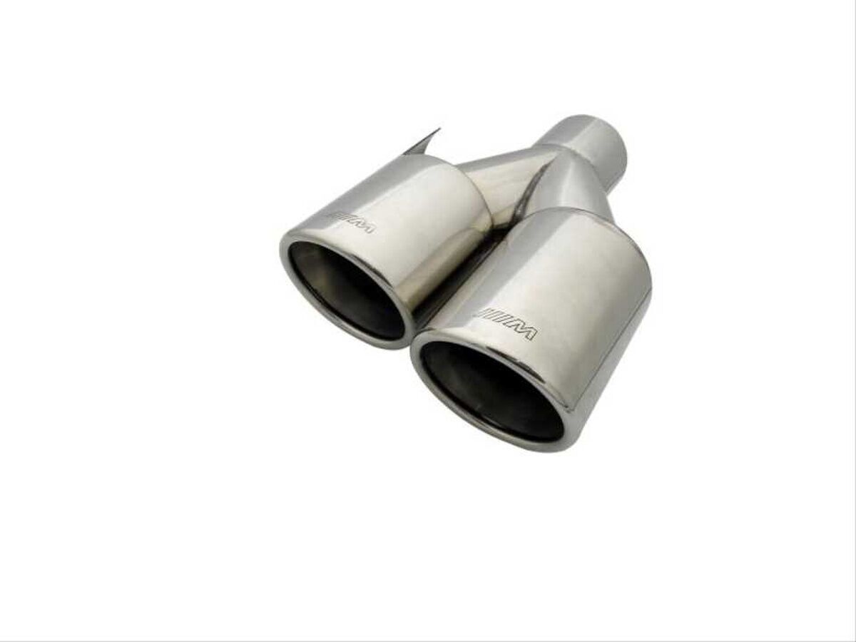 Bmw Uyumlu Yedek Parça M-Performance Yuvarlak Egzoz Ucu Seti Silver