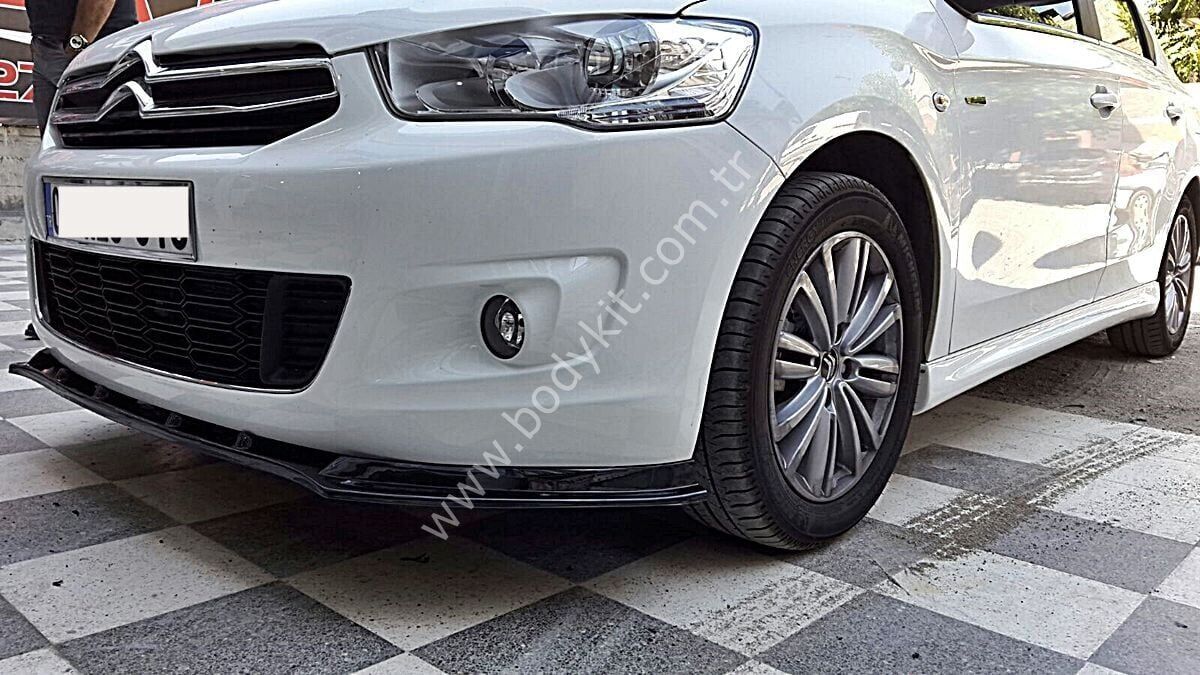 Citroen Uyumlu Yedek Parça C-Elysee Ön Lip Plastik