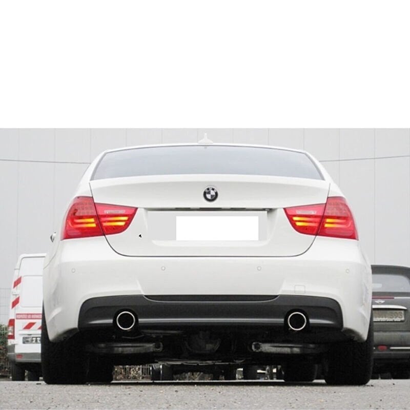 Bmw E90 2004 2011 Difüzör M Technic St Sağ+Sol-Tekli Çıkış P. Black