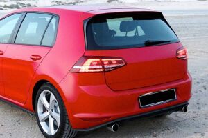 Volkswagen Golf 2013+ Uyumlu Yedek Parça 7-7,5 Gti Cam Spoiler 4 Parça Plastik