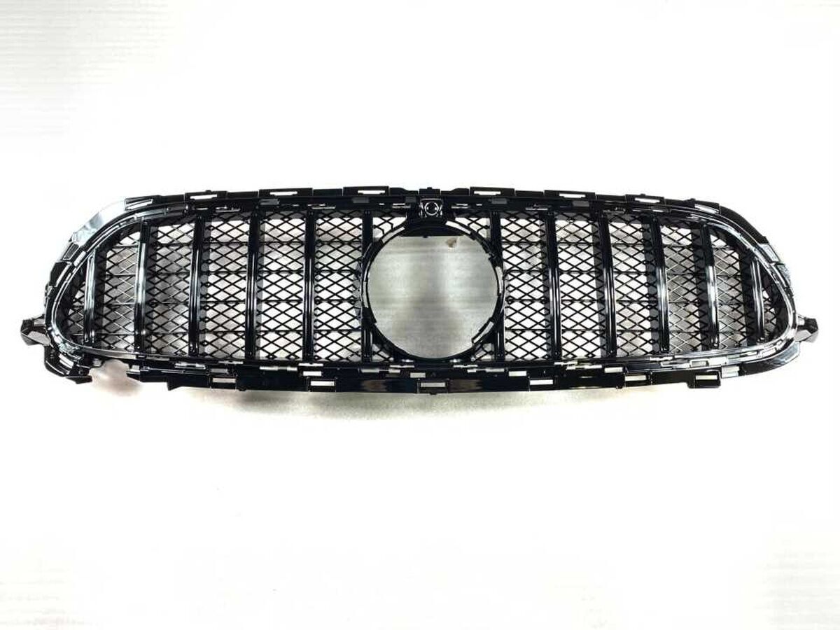 Mercedes W213 2020+ E Serisi Uyumlu Yedek Parça GTR Panjur Siyah Telli Versiyon Mesh Style