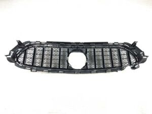 Mercedes W213 2020+ E Serisi Uyumlu Yedek Parça GTR Panjur Siyah Telli Versiyon Mesh Style