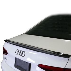 Audi A4 B9 2017- Sonrası Uyumlu Yedek Parça Bagaj Üstü Spoiler (Plastik)