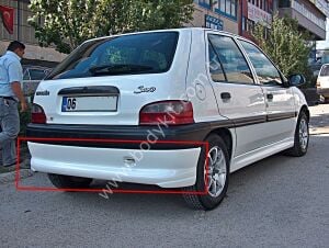 Citroen Uyumlu Yedek Parça Saxo Arka Tampon Eki