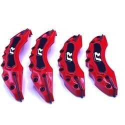 Volkswagen R Logolu Uyumlu Yedek Parça Kaliper Kapağı Kırmızı 4 Parça