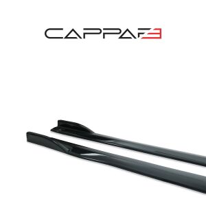 Honda Civic 10 Uyumlu Yedek Parça Yan Marşpiyel 2 Prç. Sol ve Sağ Parlak Siyah 2016 -