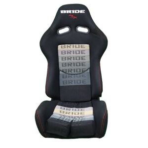 Bride Low Max Metal Kasnaklı Ayarlanabilir Siyah Spor Yarış Koltuğu