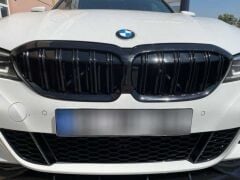 Bmw 3 Serisi G20 2019+ M3 Böbrek (Çift Çizgi Panjur) - Piano Black