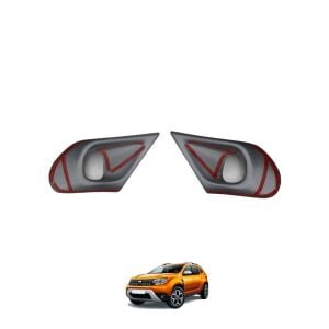 Dacia Duster Uyumlu Yedek Parça Sis Farı Çerçevesi Gri 2018 - Sonrası