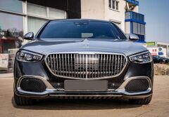 Mercedes W213 Yeni E Serisi İçin Uyumlu 2020+ Uyumlu Maybach Görünüm Bodykit (Siyah Sis Kapak)