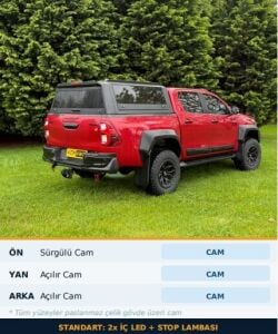 Isuzu D-Max 17+ Uyumlu Yedek Parça Metal Kabin AQM4WD G80