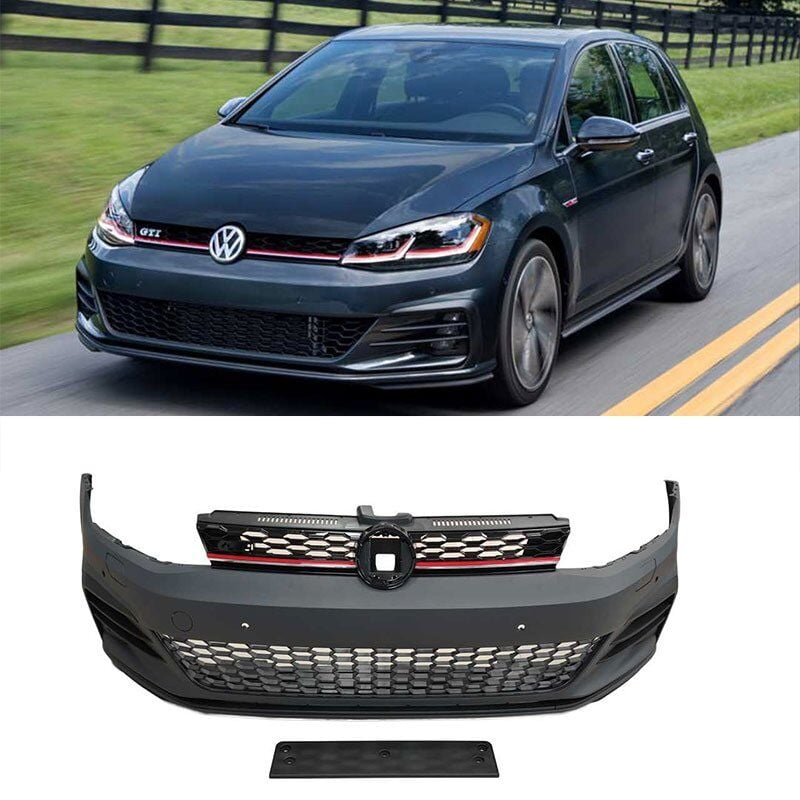 Volkswagen Golf 7,5 2018-2020 Gti Ön Tampon ve Panjur Seti