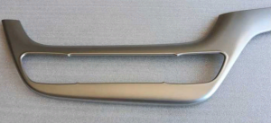 Toyota C-HR 2016-2019 Uyumlu Yedek Parça Konsol Alt Kaplama 2 Parça Silver