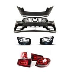 Mercedes X253 GLC 2016-2019 Uyumlu 2020+ Facelift Bodykit (Dönüşüm)