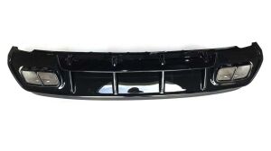 Mercedes W176 16-18 A45 Uyumlu Yedek Parça AMG Difüzör Siyah Egzoz