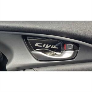 Honda Civic Fc5 Uyumlu Yedek Parça 2016-2020 İç Kapı Kolu Kaplama Füme