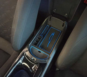 Toyota C-HR 2016-2019 Uyumlu Yedek Parça Orta Konsol Kutusu Mavi