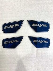 Honda Civic Fc5 Uyumlu Yedek Parça 2016-2020 İç Kapı Kolu Kaplama Mavi