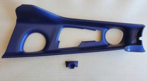 Toyota C-HR 2016-2019 Uyumlu Yedek Parça Vites Konsol Kaplama - Mavi