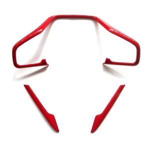 Honda Civic Uyumlu Yedek Parça Fc5 2016-2021 Direksyon Kaplama Seti Kırmızı 3 Parça