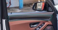 Bmw 5 Serisi F10 İç Kapı Çıtası Kaplama - Karbon