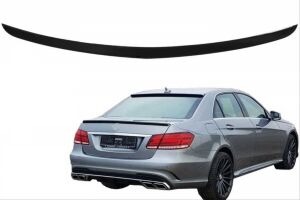 Mercedes W212 2009-2015 E Serisi Uyumlu Yedek Parça Spoiler Parlak Siyah