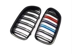 Bmw 5 Serisi F10 2011-2018 İçin Uyumlu M5 Görünüm Böbrek (Çift Çizgi)